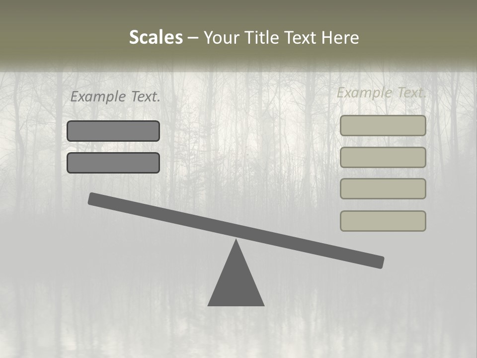 Part White Cold PowerPoint Template
