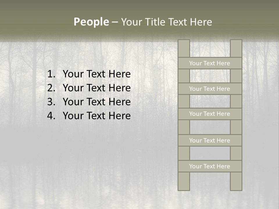 Part White Cold PowerPoint Template