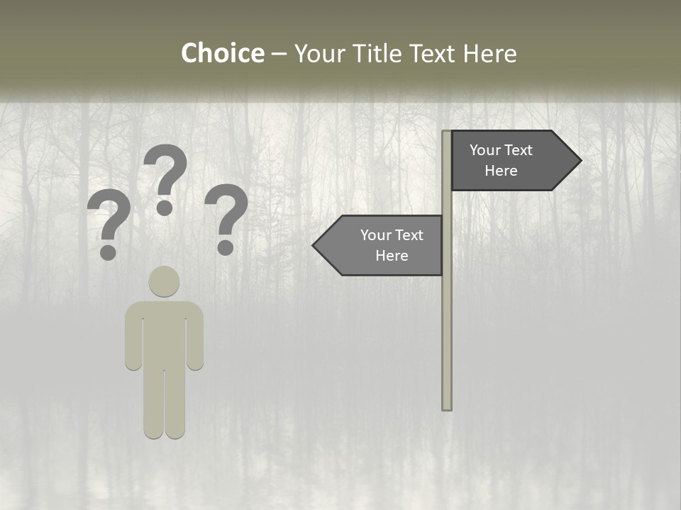 Part White Cold PowerPoint Template