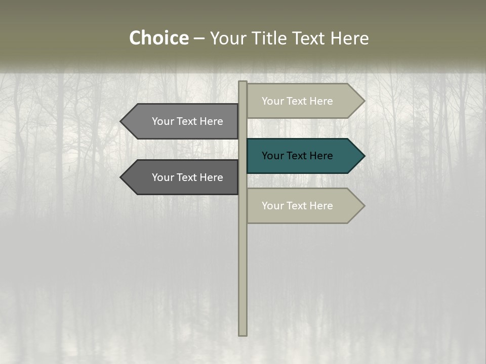 Part White Cold PowerPoint Template