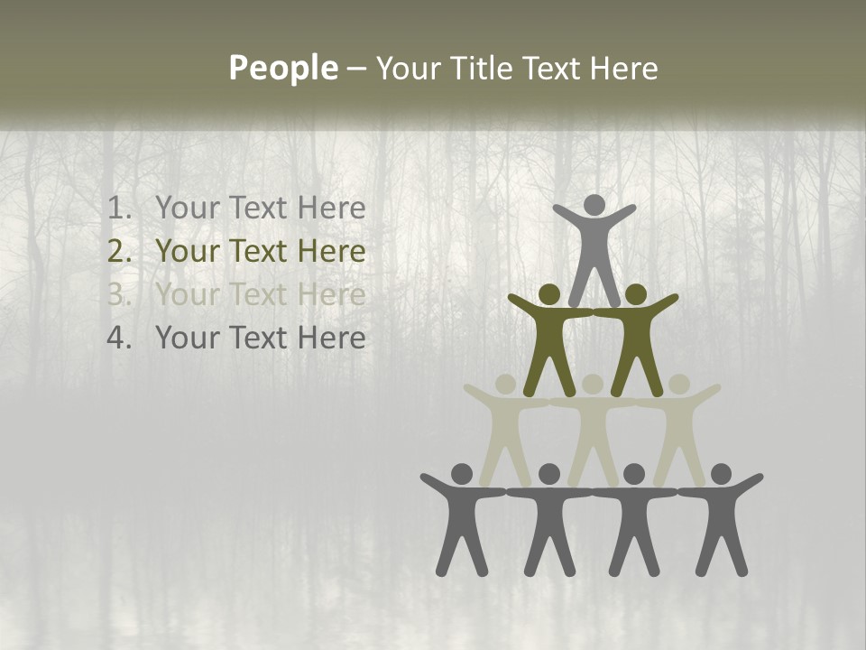 Part White Cold PowerPoint Template