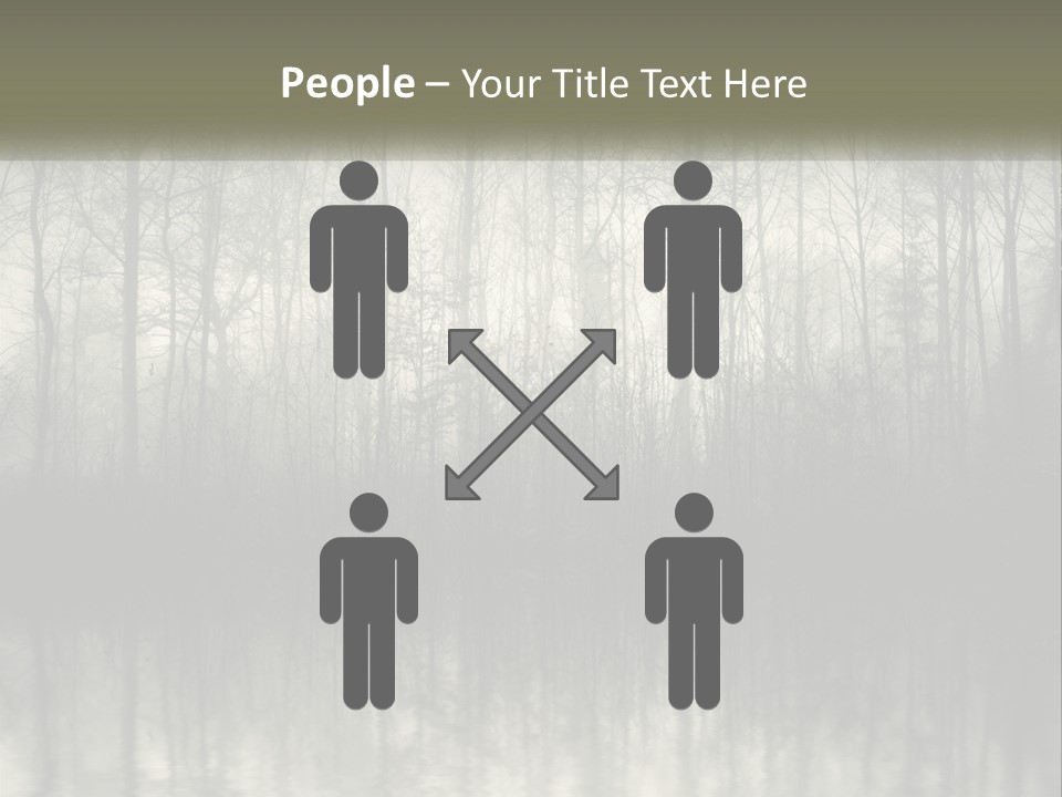 Part White Cold PowerPoint Template