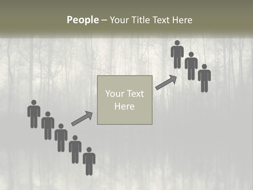 Part White Cold PowerPoint Template