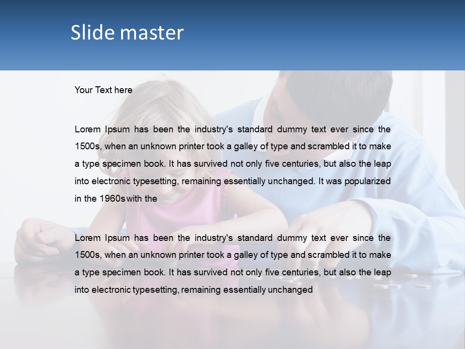 House Unit White PowerPoint Template