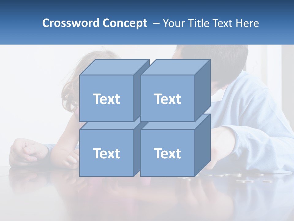 House Unit White PowerPoint Template
