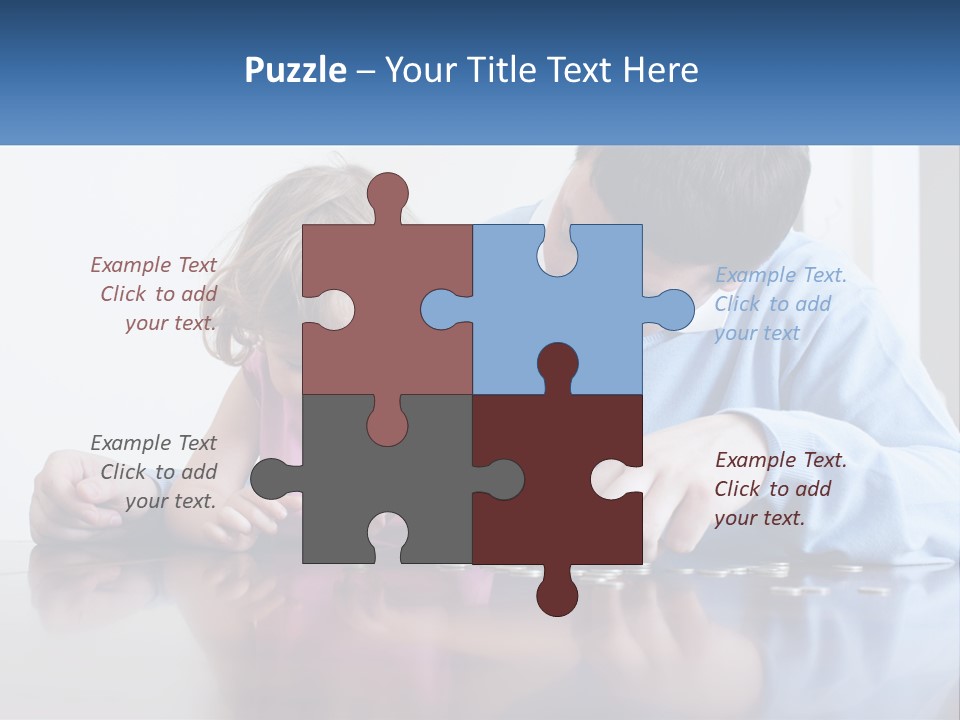 House Unit White PowerPoint Template