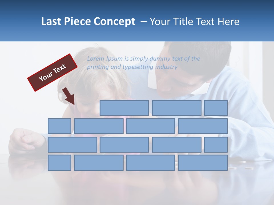 House Unit White PowerPoint Template