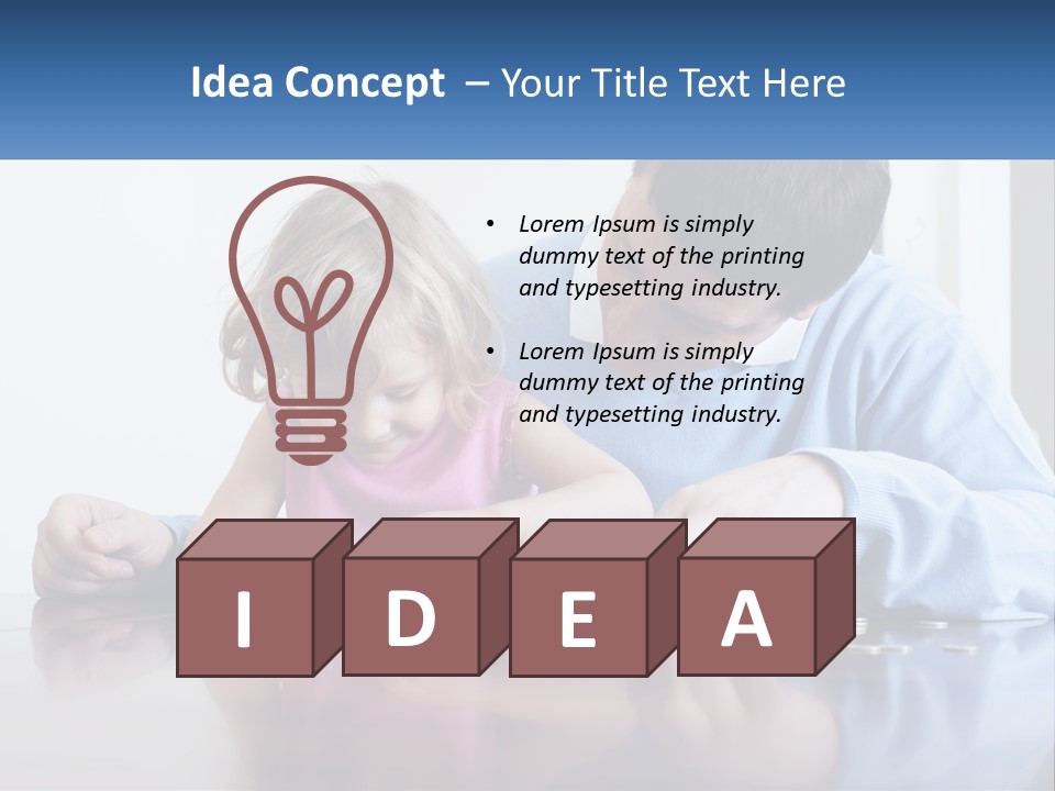 House Unit White PowerPoint Template