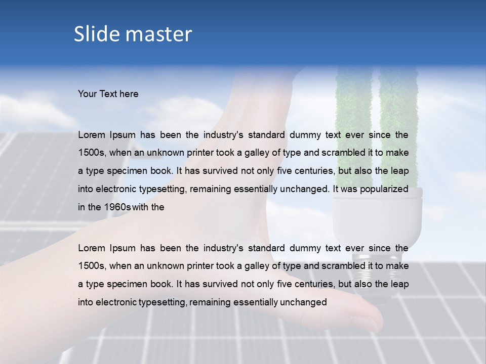 Cooling Industry Technology PowerPoint Template