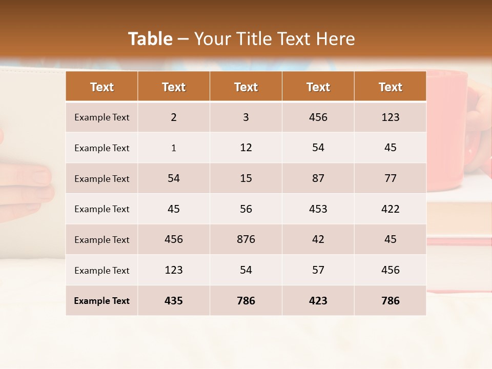 White Condition Cool PowerPoint Template