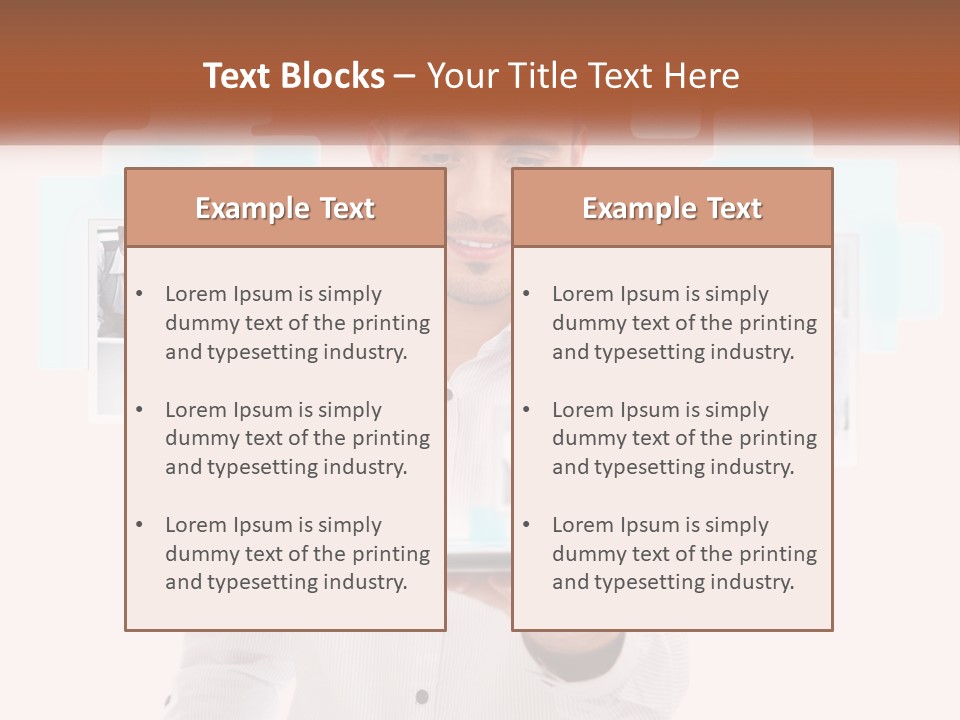 Unit Technology Supply PowerPoint Template