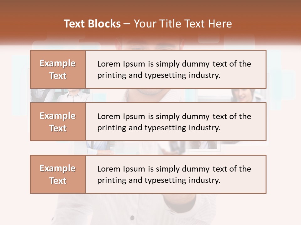 Unit Technology Supply PowerPoint Template