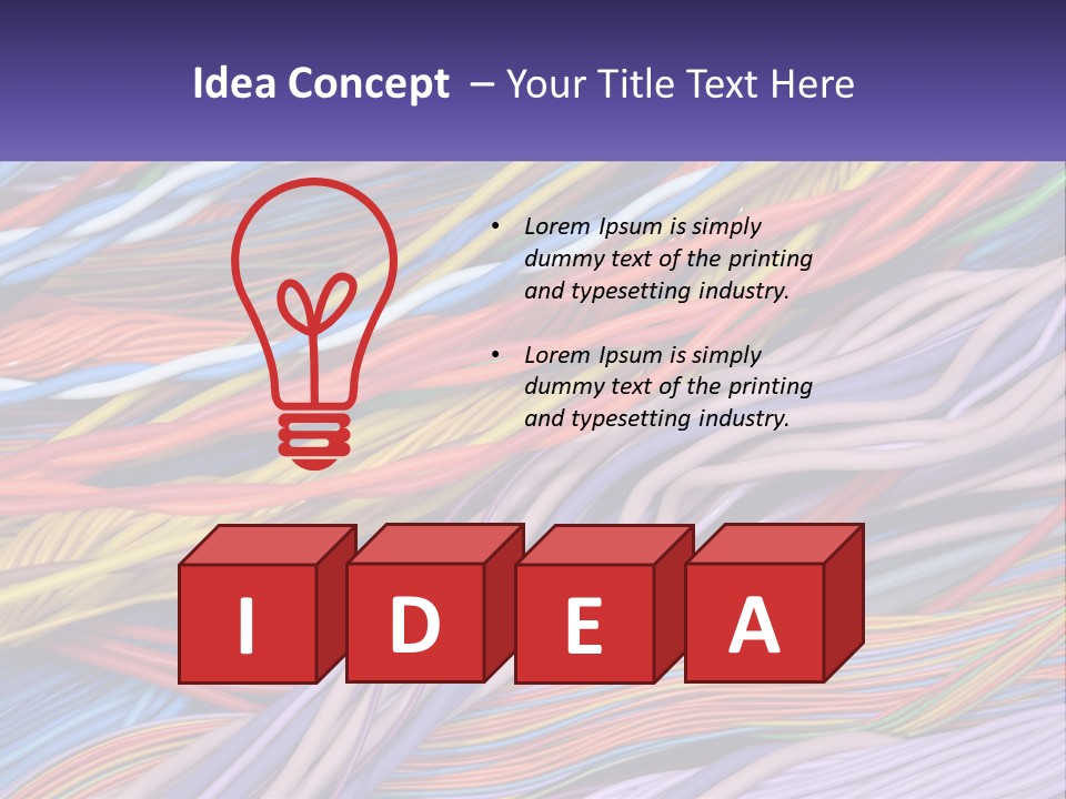 Ventilation Electricity Heat PowerPoint Template