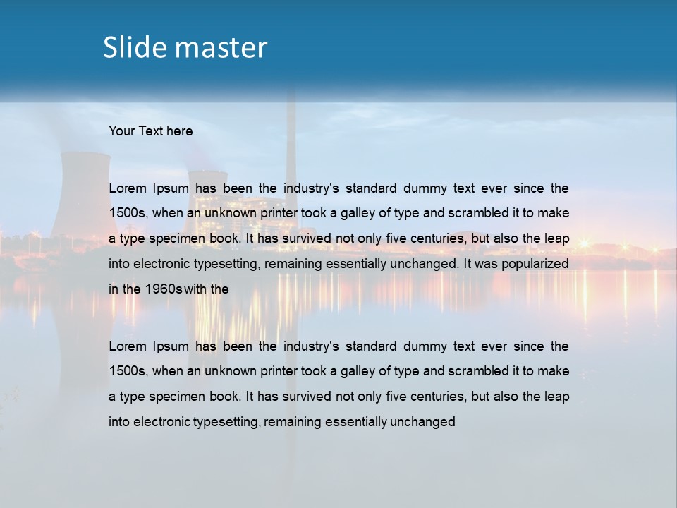 Cool Electric Heat PowerPoint Template