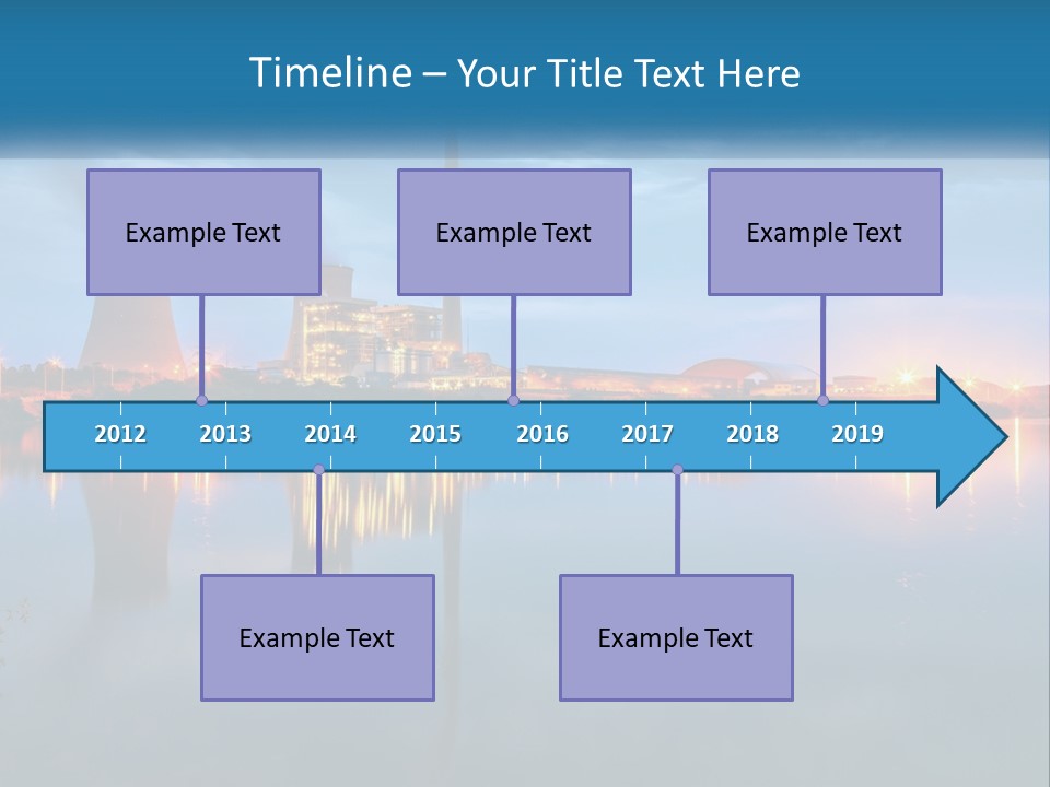 Cool Electric Heat PowerPoint Template