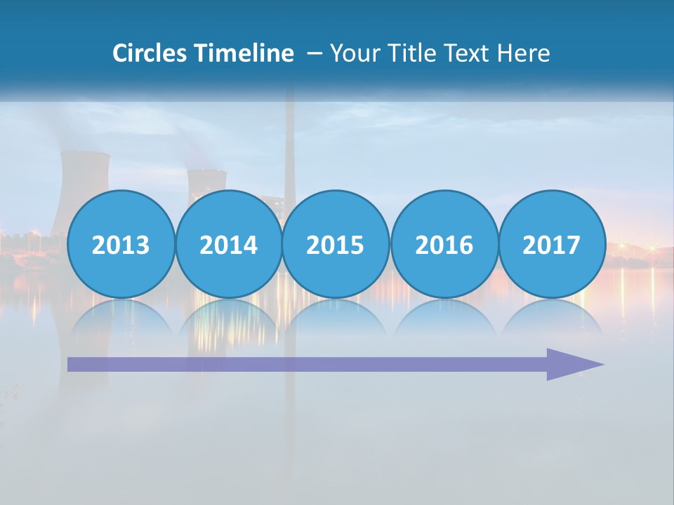 Cool Electric Heat PowerPoint Template
