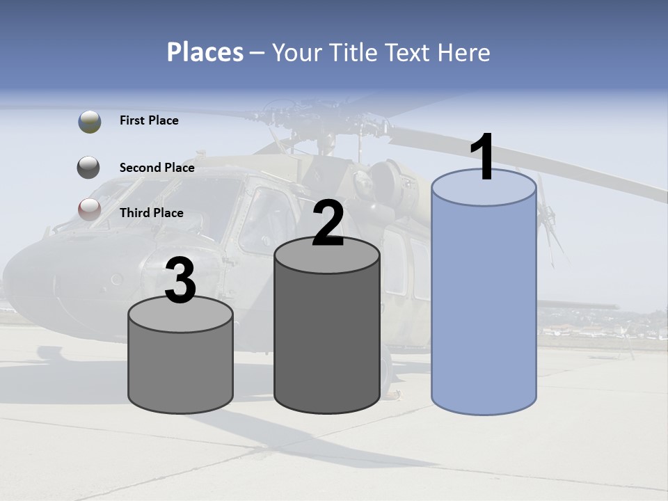 White Air Cold PowerPoint Template