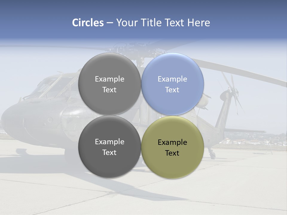 White Air Cold PowerPoint Template