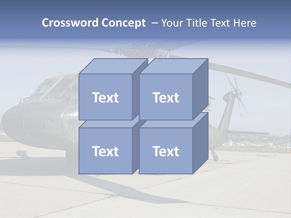 White Air Cold PowerPoint Template