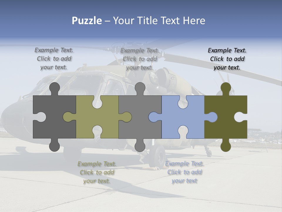 White Air Cold PowerPoint Template