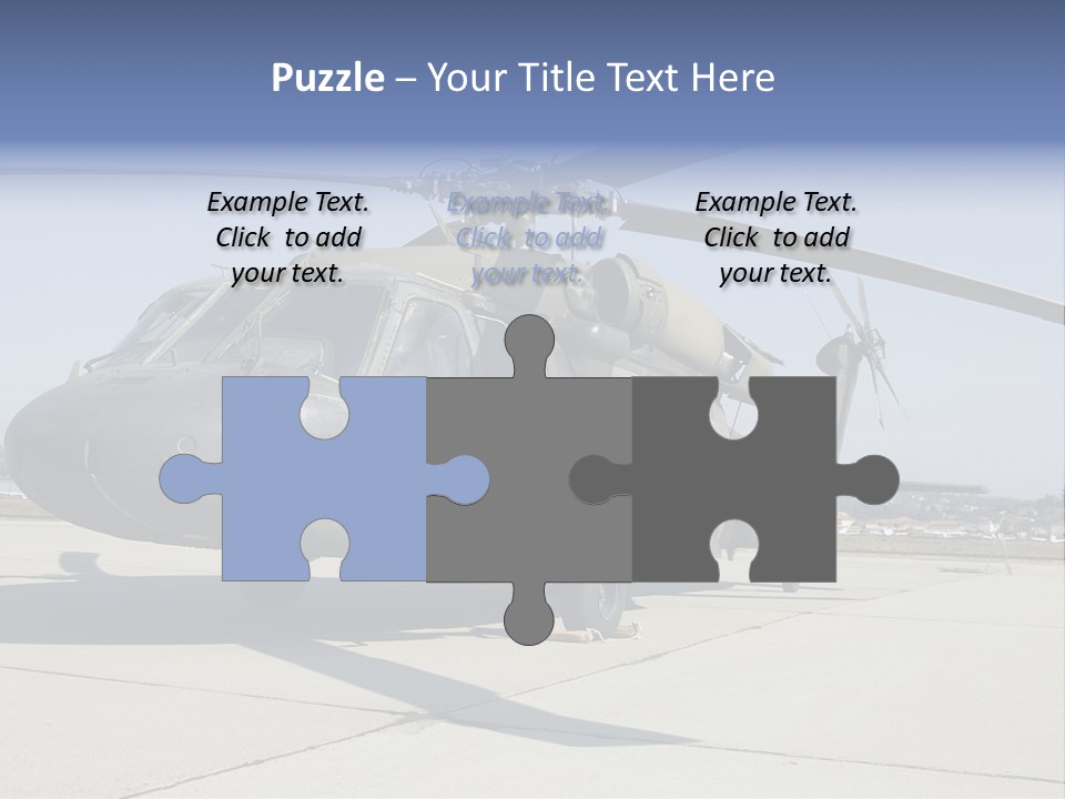 White Air Cold PowerPoint Template