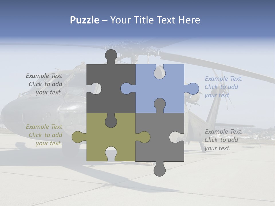 White Air Cold PowerPoint Template