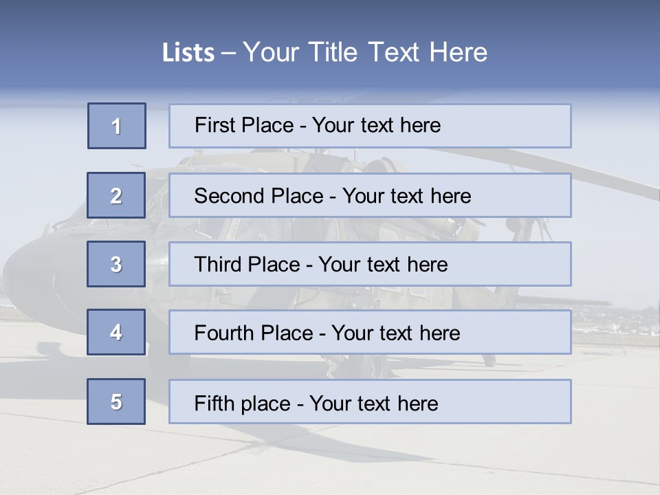 White Air Cold PowerPoint Template