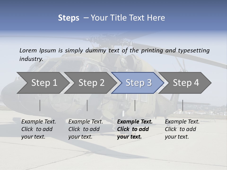 White Air Cold PowerPoint Template