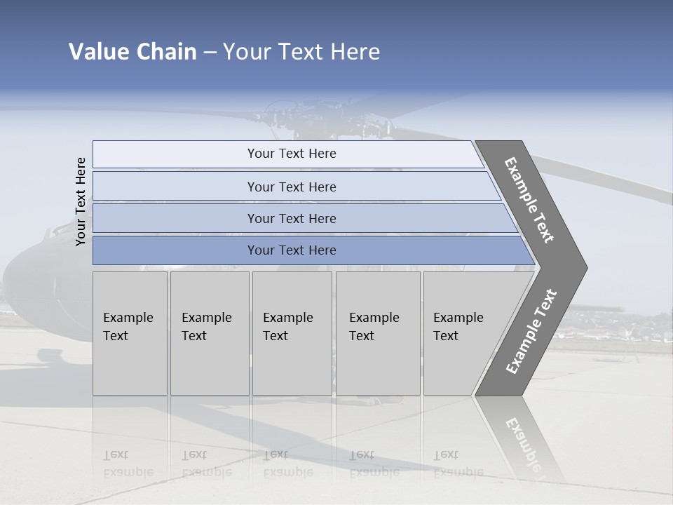 White Air Cold PowerPoint Template