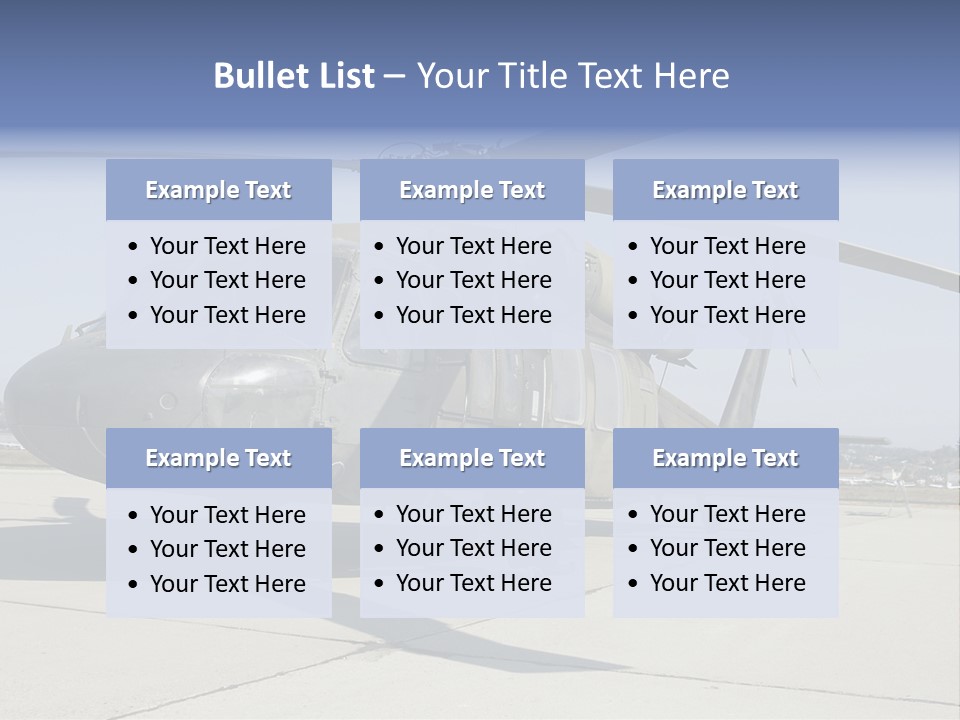 White Air Cold PowerPoint Template