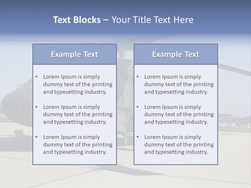 White Air Cold PowerPoint Template
