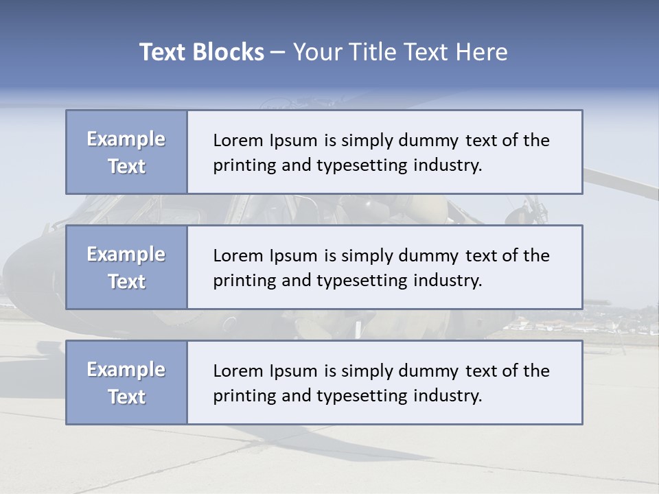 White Air Cold PowerPoint Template