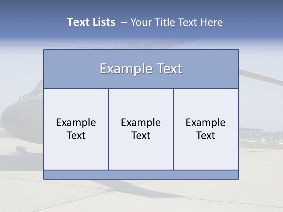 White Air Cold PowerPoint Template