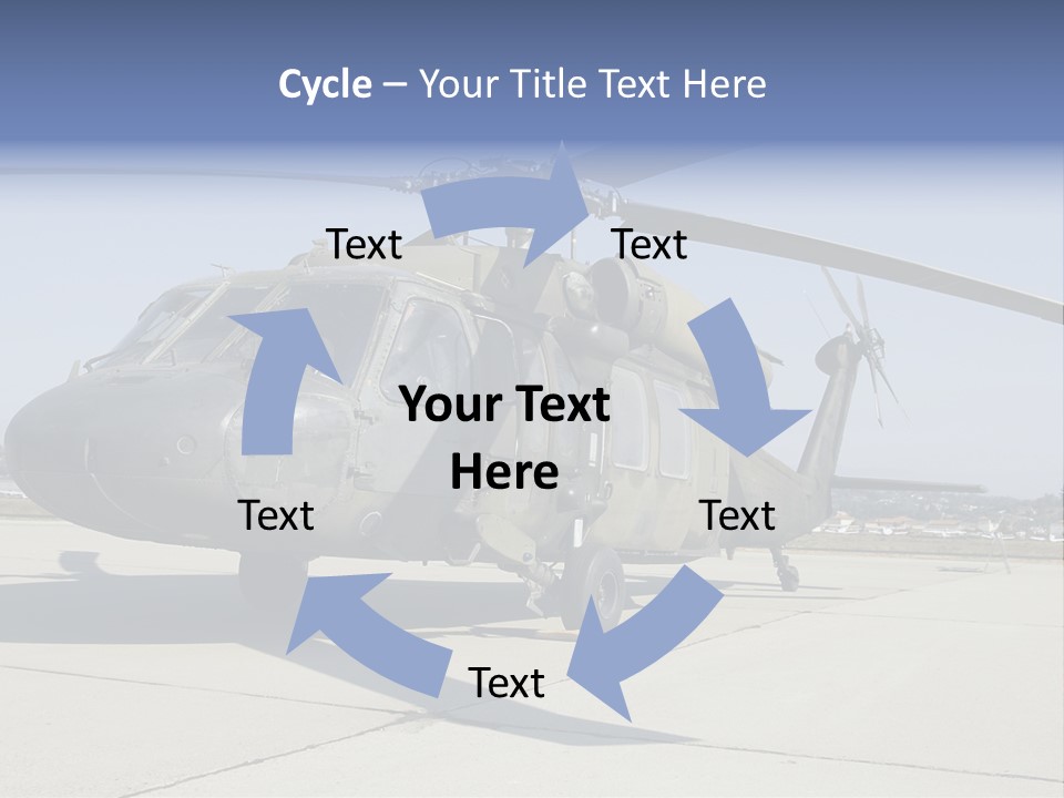 White Air Cold PowerPoint Template