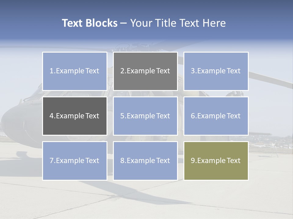 White Air Cold PowerPoint Template