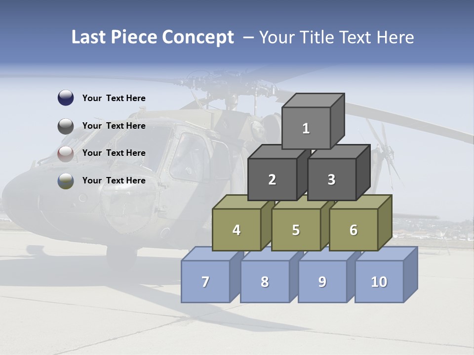 White Air Cold PowerPoint Template