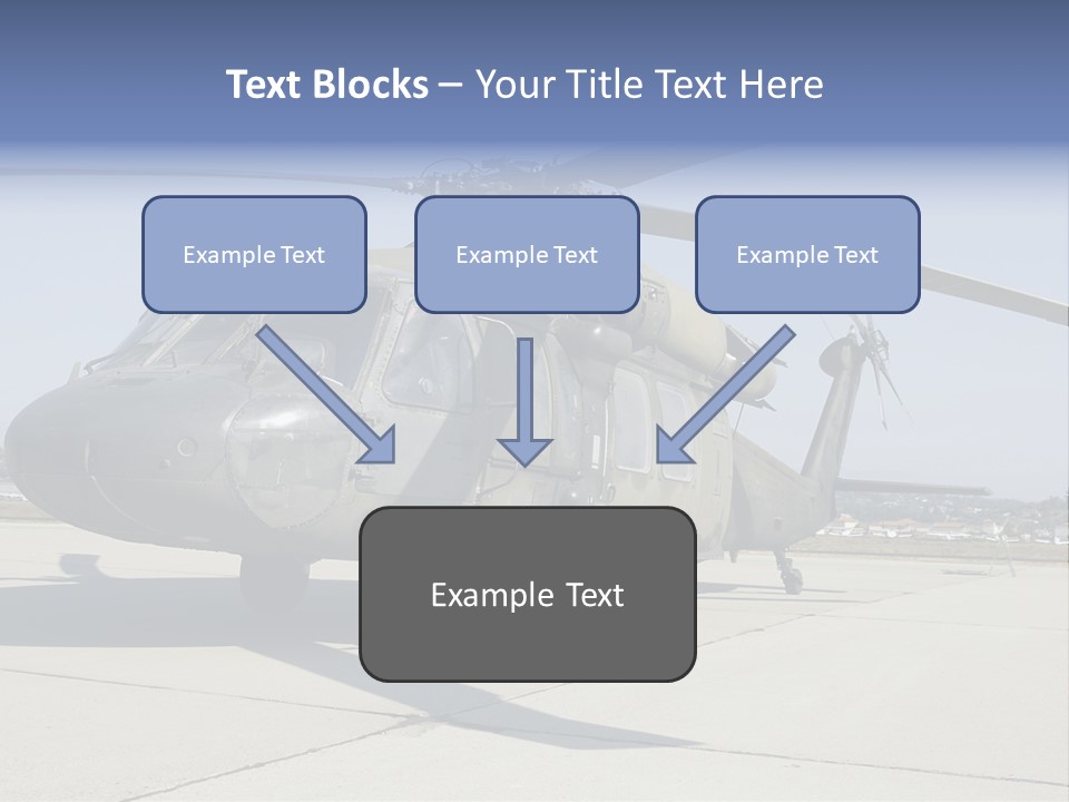 White Air Cold PowerPoint Template