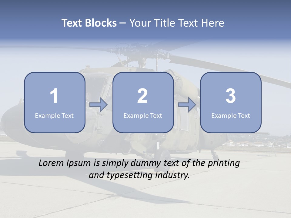 White Air Cold PowerPoint Template