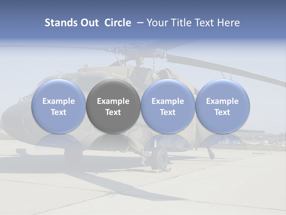 White Air Cold PowerPoint Template