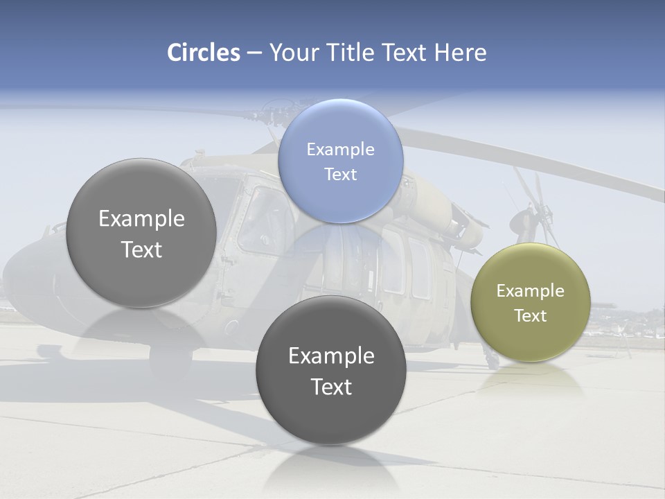 White Air Cold PowerPoint Template