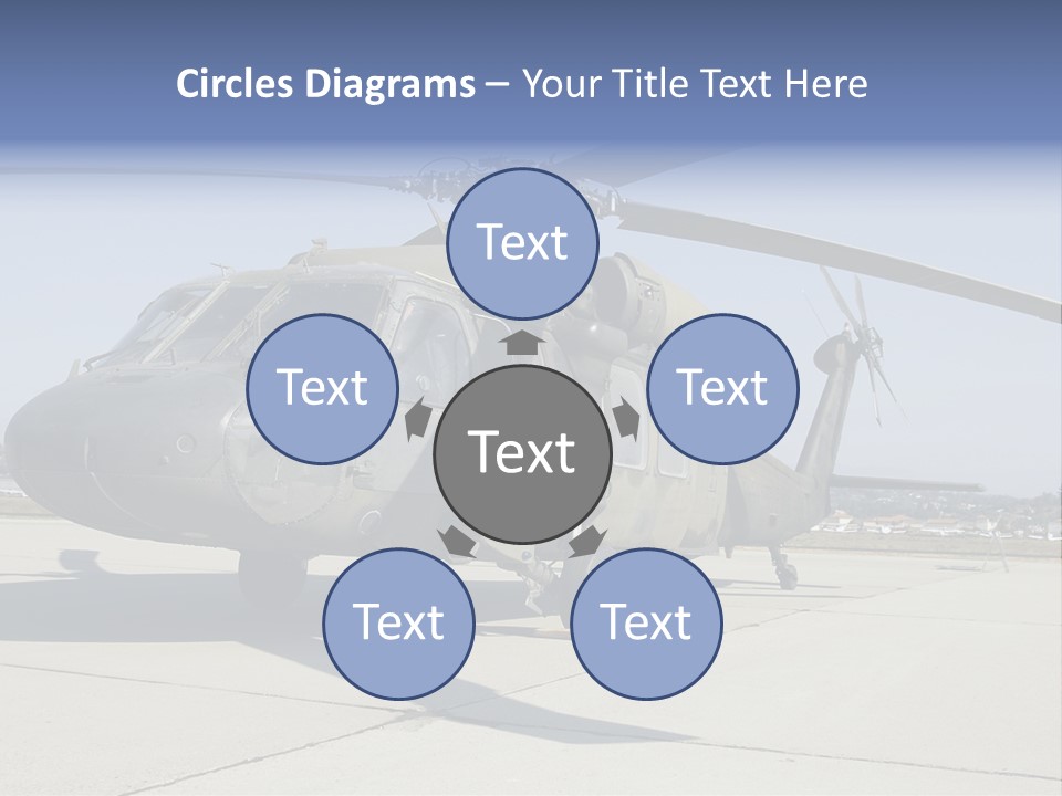 White Air Cold PowerPoint Template