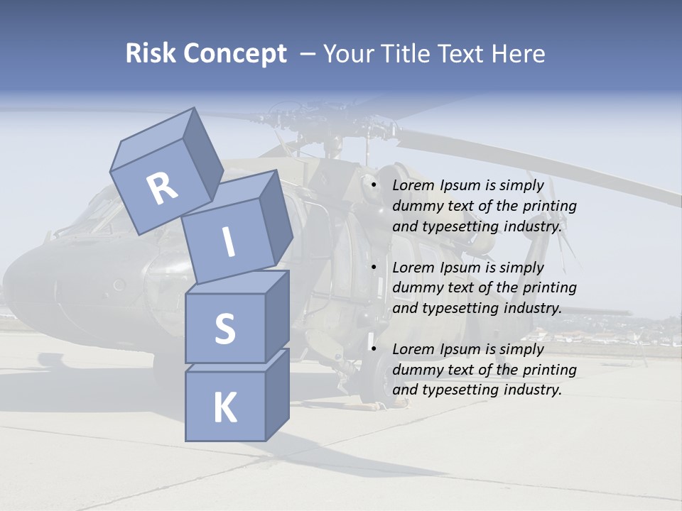 White Air Cold PowerPoint Template