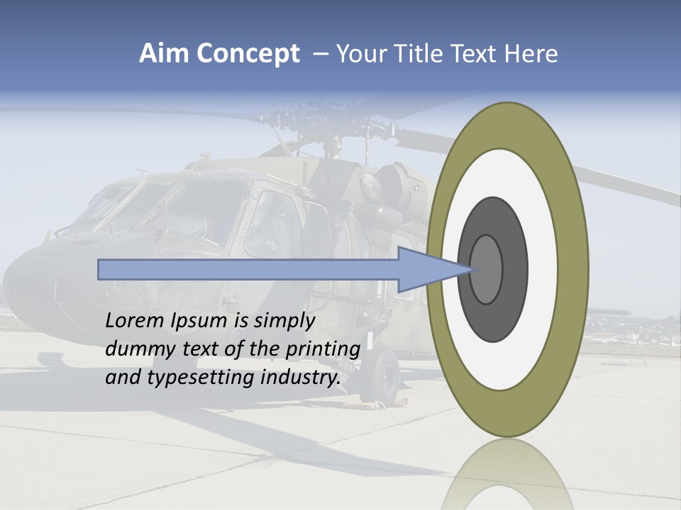 White Air Cold PowerPoint Template