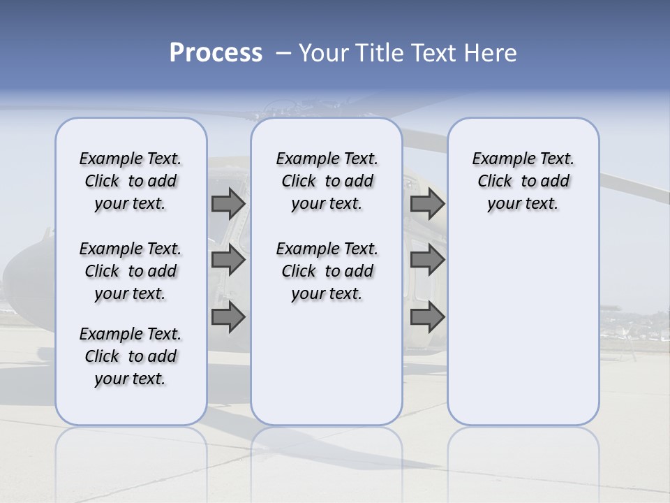 White Air Cold PowerPoint Template
