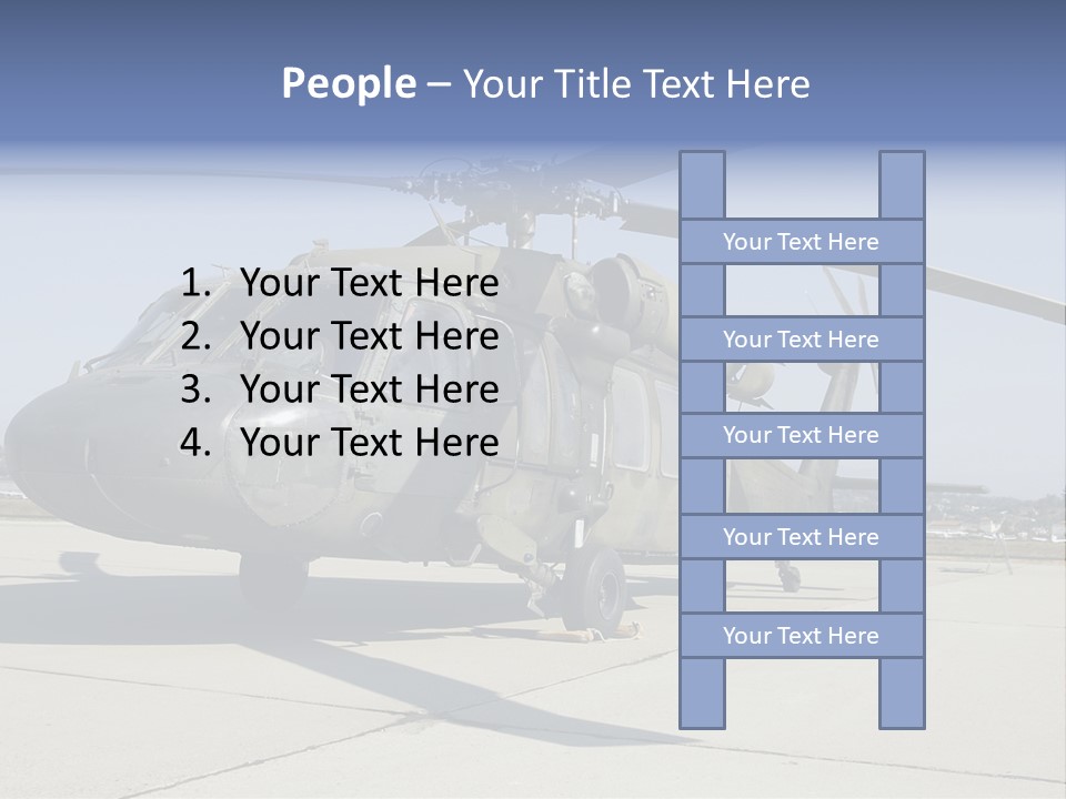 White Air Cold PowerPoint Template