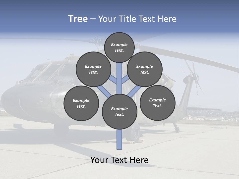 White Air Cold PowerPoint Template