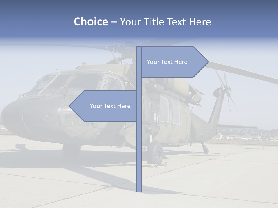 White Air Cold PowerPoint Template