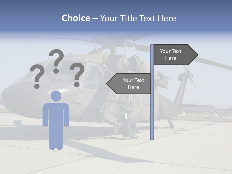 White Air Cold PowerPoint Template