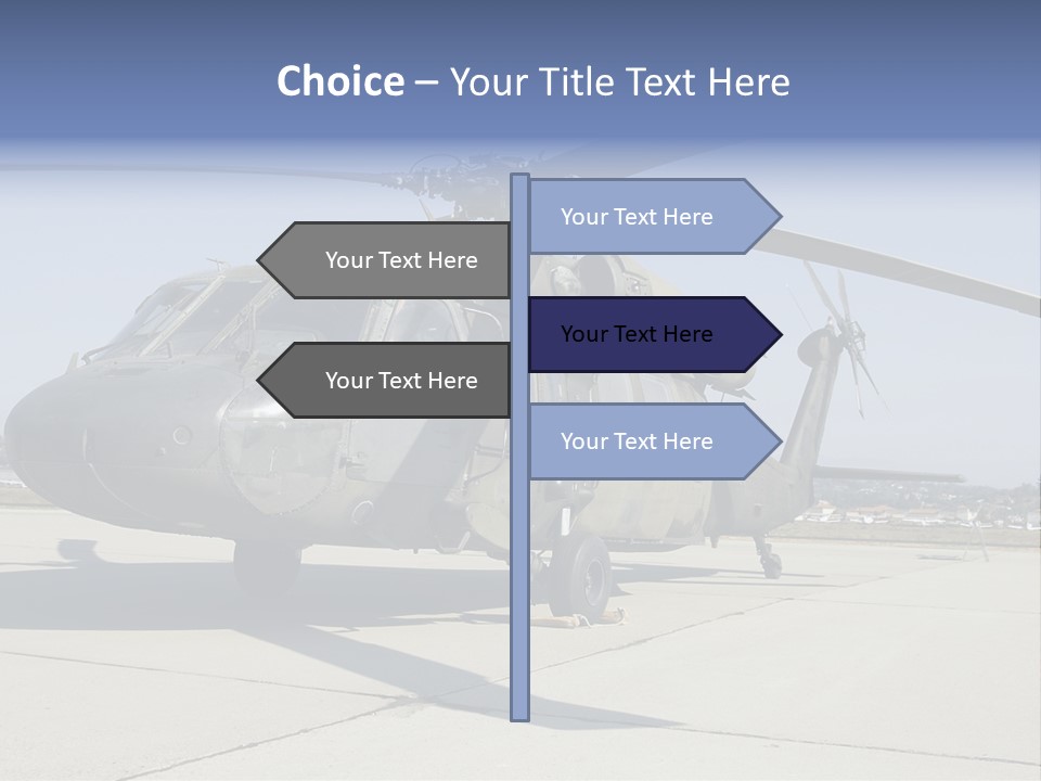 White Air Cold PowerPoint Template