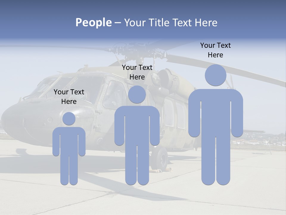 White Air Cold PowerPoint Template